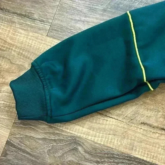 Zara Kids Play the track EST. 75 green zip up jackets size 11-12 retro vibe - Picture 6 of 13